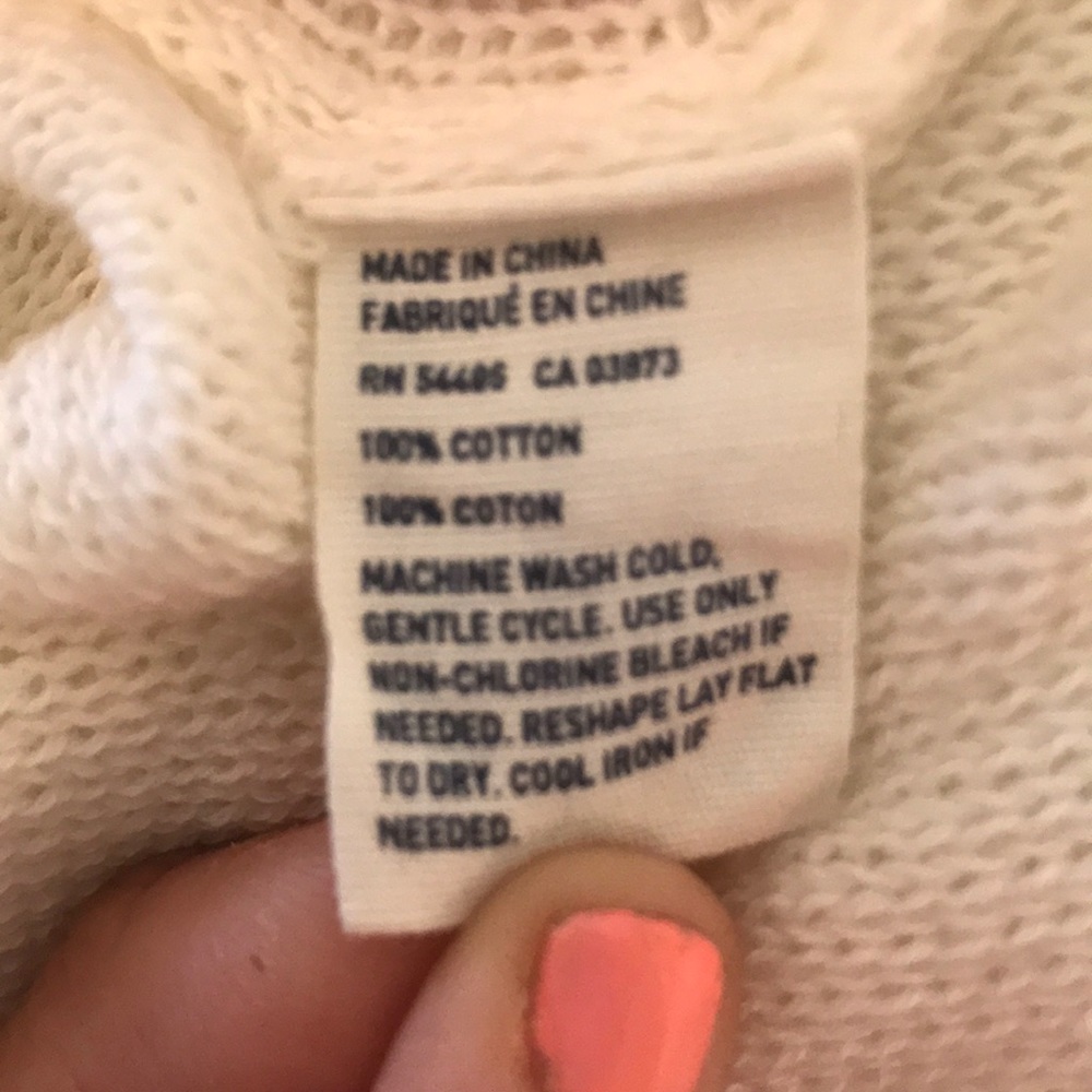 AE Off White Knit Sweater - Picture 4 of 5
